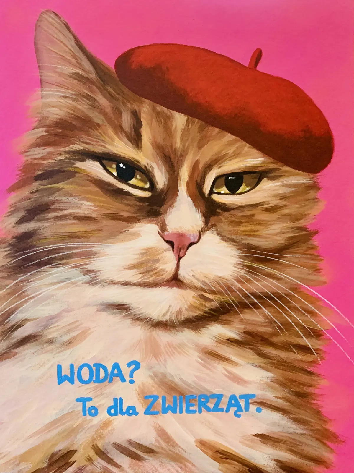 Misia "Woda? To dla zwięrząt"